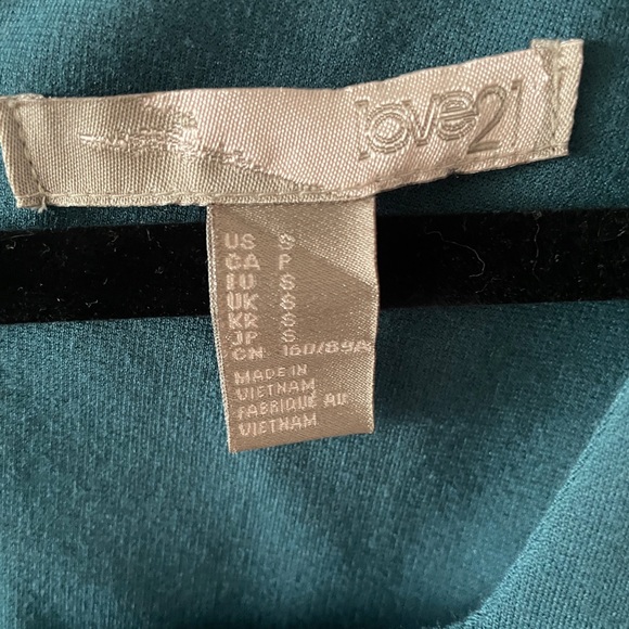 Forever 21 Peplum Dress. Size S. Color: teal. Excellent condition. Never worn - Picture 4 of 4